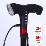 Smart Walking Cane | Height Adjustable with Automatic Fall Alarm | LED Light for Enhanced Elderly Safety 7
