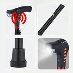 Smart Walking Stick with LED Light & Radio | Adjustable Height for Safety 3