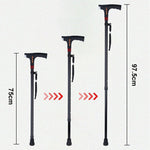Smart Walking Stick with LED Light & Radio | Adjustable Height for Safety 4