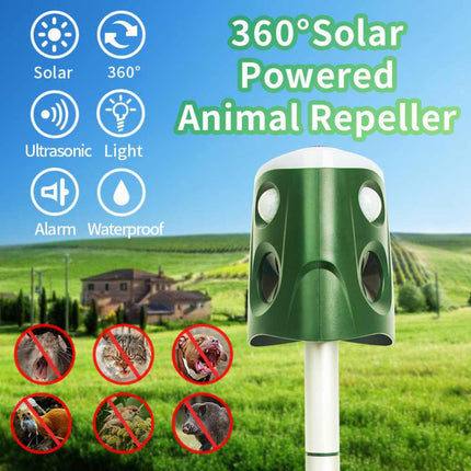 Mouse Repellent Ultrasonic Solar Powered, Rodent Repeller