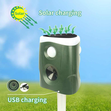 Mouse Repellent Ultrasonic Solar Powered, Cat Repellent Outdoor with Motion Sensor – image 7