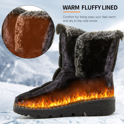 Snow Boots for Women, Waterproof Winter Boots with Warm Fur Lining – image 8
