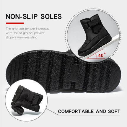 Waterproof Winter Boots, Wedge Boots with Non Slip Rubber Sole – image 10