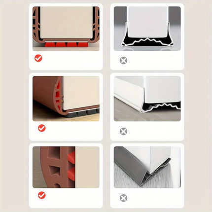 SnugBlock | Adjustable Door Draft Stopper for Insulation & Soundproofing | Tool-Free Installation for Energy Efficiency 8