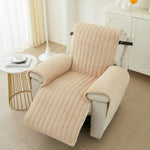 Snug Weave Recliner Protector with Non-Slip Design | Soft Microfiber Cover for Comfort and Style 0