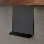 Sofa Arm Tray Table with Adjustable Clip-On Design | Durable Walnut Finish for Convenience 4