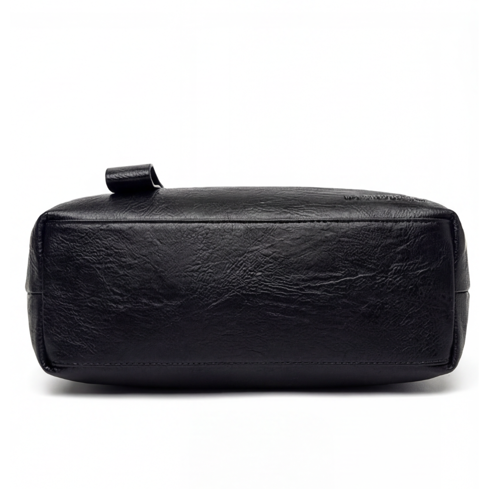 Soft Leather Crossbody Bag with 3 Organized Compartments | Stylish Purse for Everyday Convenience 7