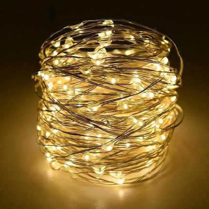 String Lights Outdoor Solar Powered, Copper Wire Fairy Lights for Garden and Patio – image 4