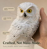 Solar Garden Light | Hand-Carved Owl Design with Auto Light Sensor for Enchanting Outdoor Ambiance 8