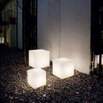 Solar Garden Lights | Cube Design with 16-Color LED & Weatherproof for Outdoor Ambiance 0