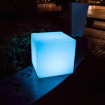 Solar Garden Lights | Cube Design with 16-Color LED & Weatherproof for Outdoor Ambiance 6