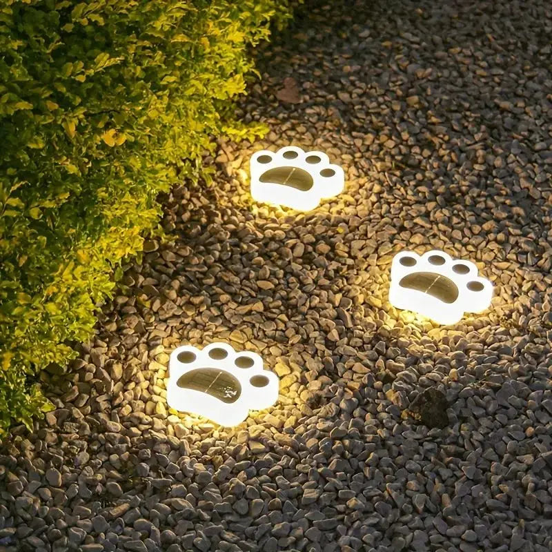 Solar Paws | Wireless LED Garden Lights with Automatic On/Off Function | Eco-Friendly Lighting for Enhanced Ambiance 0