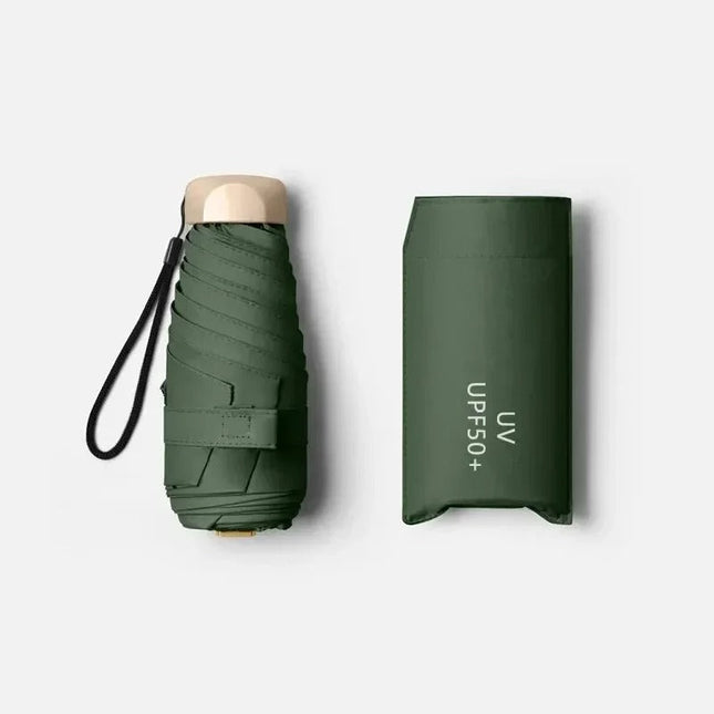 Solara | Folding Mini Umbrella with UV Protection & Wind Resistance | Compact Design for Travel 0