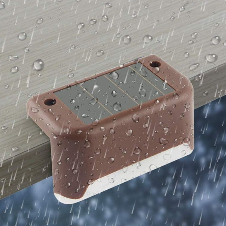 SoliStep | Solar Stair Lighting with Automatic On/Off Feature | Weather-Resistant LED Lights for Safe Outdoor Navigation 0
