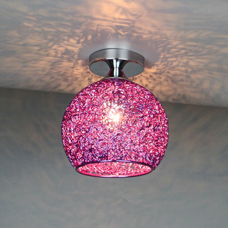 SpectrumLight | Vibrant Modern Semi-Flush Mount Dome Fixture 10