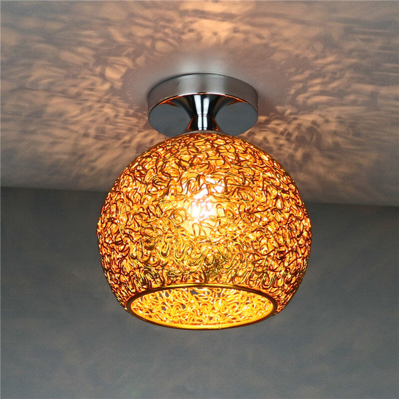 SpectrumLight | Vibrant Modern Semi-Flush Mount Dome Fixture 14