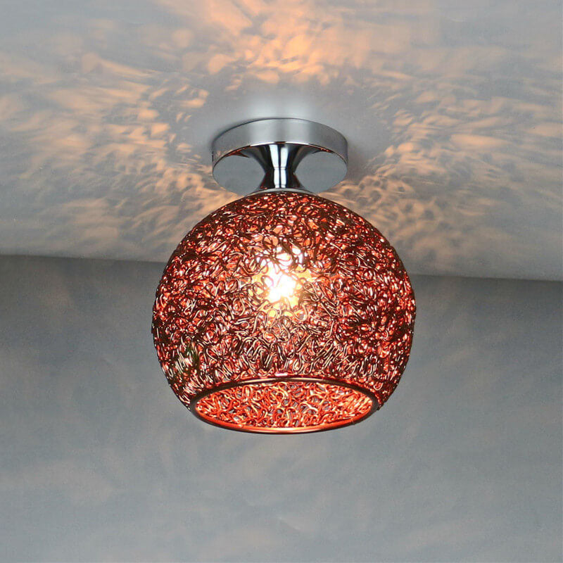 SpectrumLight | Vibrant Modern Semi-Flush Mount Dome Fixture 16
