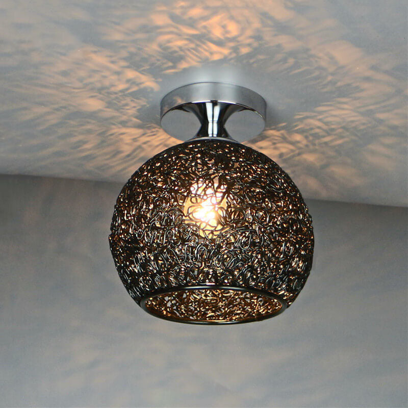 SpectrumLight | Vibrant Modern Semi-Flush Mount Dome Fixture 18