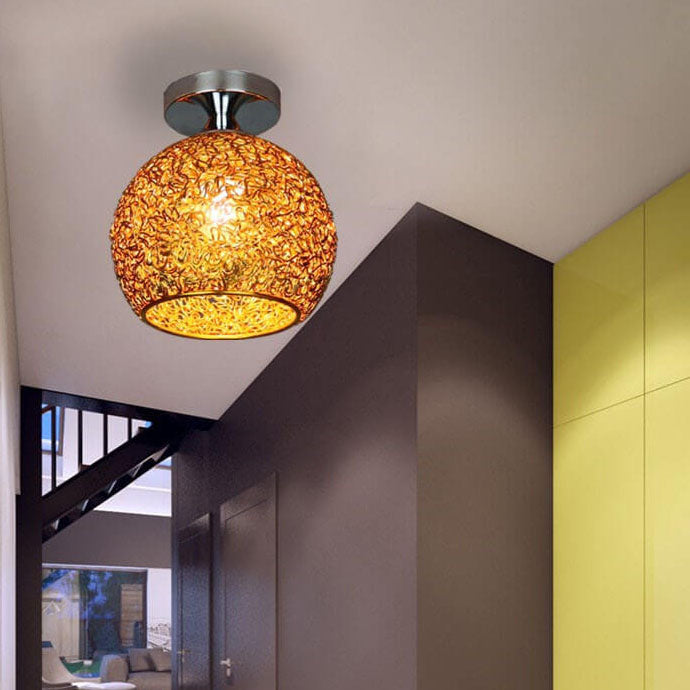 SpectrumLight | Vibrant Modern Semi-Flush Mount Dome Fixture 6