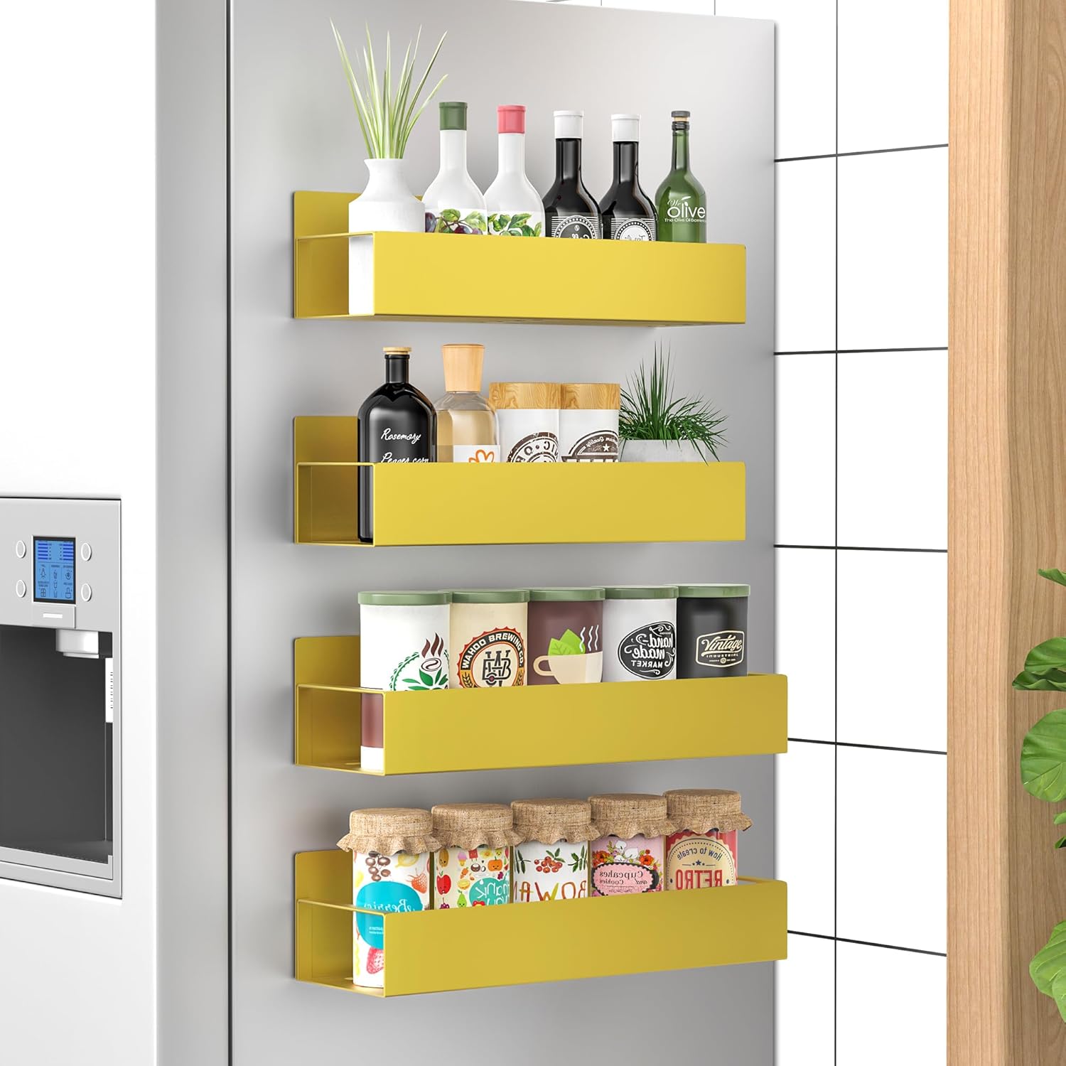 SpiceGrip | Magnetic Spice Rack Set with Space-Saving Design | Convenient Storage for Easy Access 5