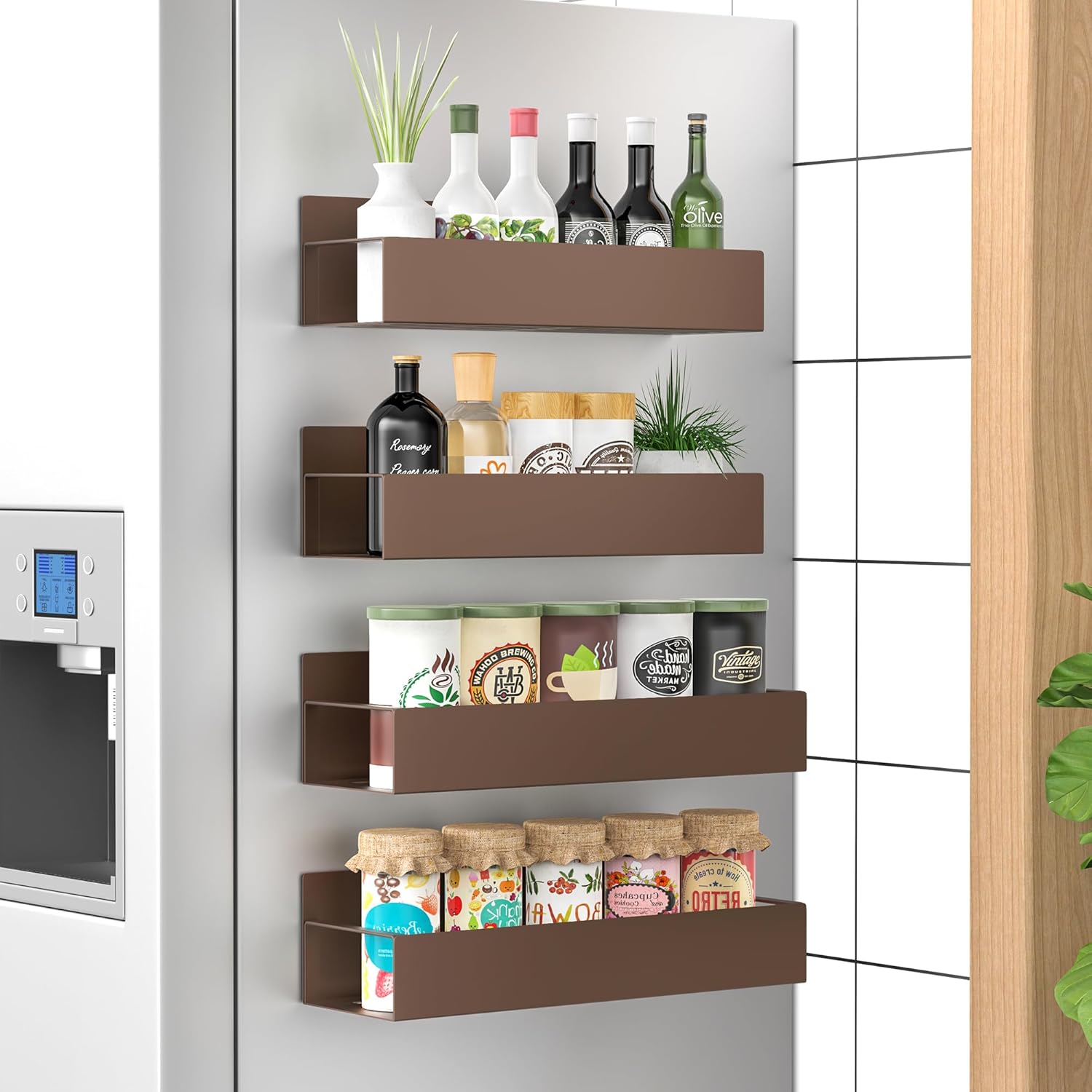 SpiceGrip | Magnetic Spice Rack Set with Space-Saving Design | Convenient Storage for Easy Access 8