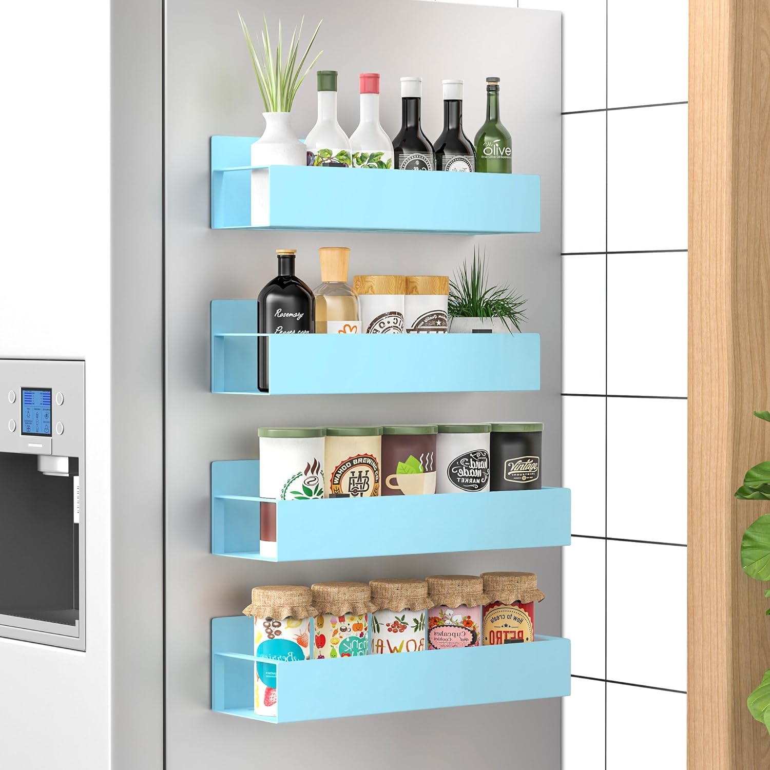 SpiceGrip | Magnetic Spice Rack Set with Space-Saving Design | Convenient Storage for Easy Access 9