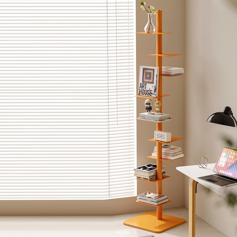 SpiraShelf | Elegant Multicolor 9-Tier Carbon Steel Bookshelf 7