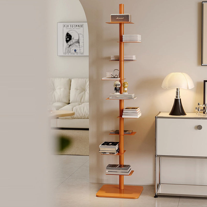 SpiraShelf | Elegant Multicolor 9-Tier Carbon Steel Bookshelf 9