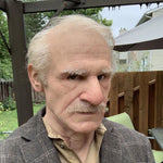 Spooky Old Man Mask | Realistic Latex Halloween Mask with Movable Mouth | Perfect for Parties and Cosplay 0