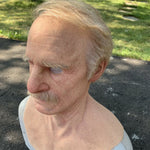 Spooky Old Man Mask | Realistic Latex Halloween Mask with Movable Mouth | Perfect for Parties and Cosplay 3