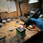 Spot Welder for Batteries, Handheld Portable Spot Welder 800A with 11 Power Levels, Mini Spot Welding Machine for 18650