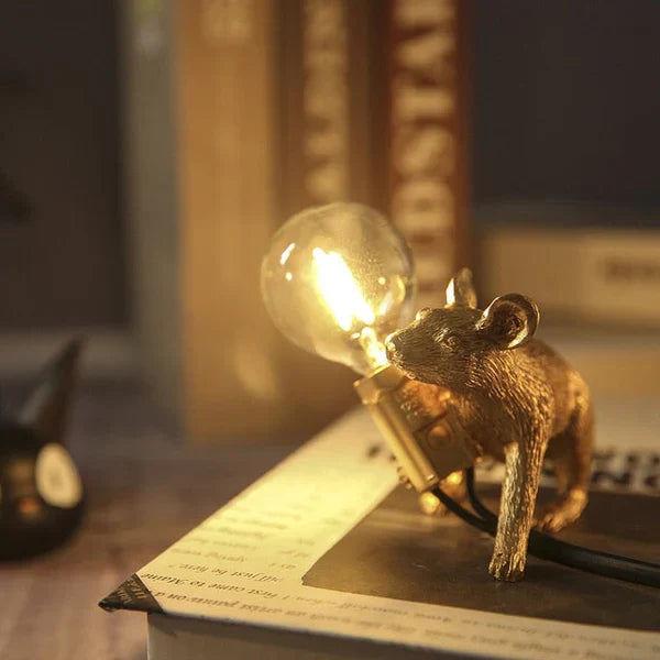 SqueakLight | Mouse Table Lamp with Warm Glow & Unique Design | Playful Decor for Creative Spaces 10