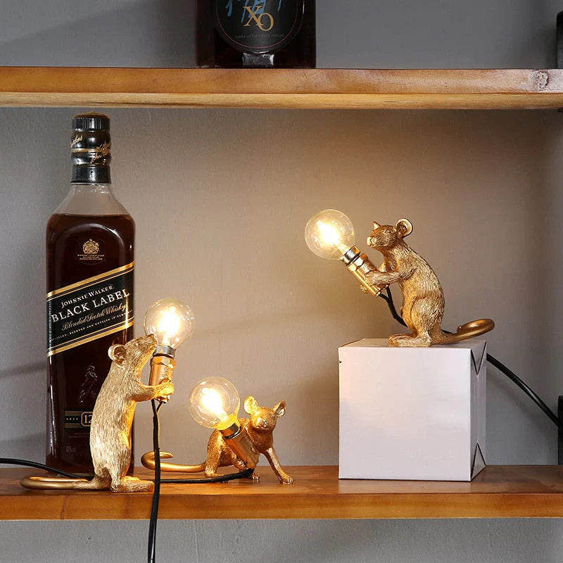 SqueakLight | Mouse Table Lamp with Warm Glow & Unique Design | Playful Decor for Creative Spaces 4