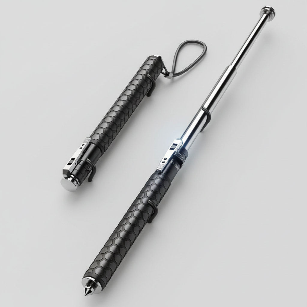 Stability Trek | Telescopic Hiking Pole with Anti-Slip Grip | Compact Design for Outdoor Support 5