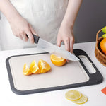 Stainless Steel Cutting Board with Integrated Garlic Grinder | Dual-Sided Design for Hygiene and Durability 0