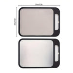 Stainless Steel Cutting Board with Integrated Garlic Grinder | Dual-Sided Design for Hygiene and Durability 4