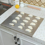 Stainless Steel Cutting Board with Non-Slip Base & Spill-Proof Edge | Durable, Hygienic Food Prep Tool for Safe Cooking 1