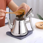 Stainless Steel Kettle with Built-in Filter | Durable Design for Effortless Brewing 4