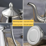 Stainless Steel Kettle with Built-in Filter | Durable Design for Effortless Brewing 5