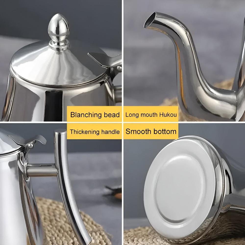 Stainless Steel Kettle with Built-in Filter | Durable Design for Effortless Brewing 5