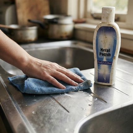 Stainless Steel Cleaner and Rust Remover, 190g Metal Polish Paste for Scratches, Stainless Steel Scratch Remover