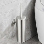 Stainless Steel Toilet Brush Set with Wall-Mounted Design | Modern Black Finish for Stylish Bathrooms 7