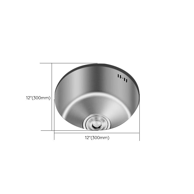 Stainless Steel Undermount Round Sink with Durable Design | Single Basin for Long-Lasting Performance 8