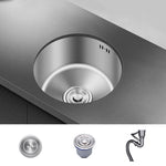Stainless Steel Undermount Round Sink with Durable Design | Single Basin for Long-Lasting Performance 9