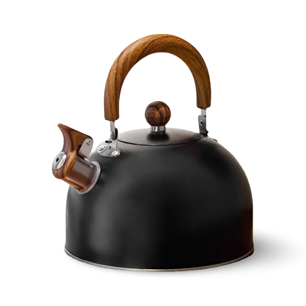 Stainless Steel Whistling Tea Kettle with Easy Grip Handle | Induction & Gas Compatible for Effortless Boiling 0