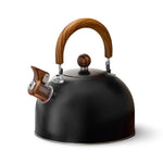 Stainless Steel Whistling Tea Kettle with Easy Grip Handle | Induction & Gas Compatible for Effortless Boiling 0