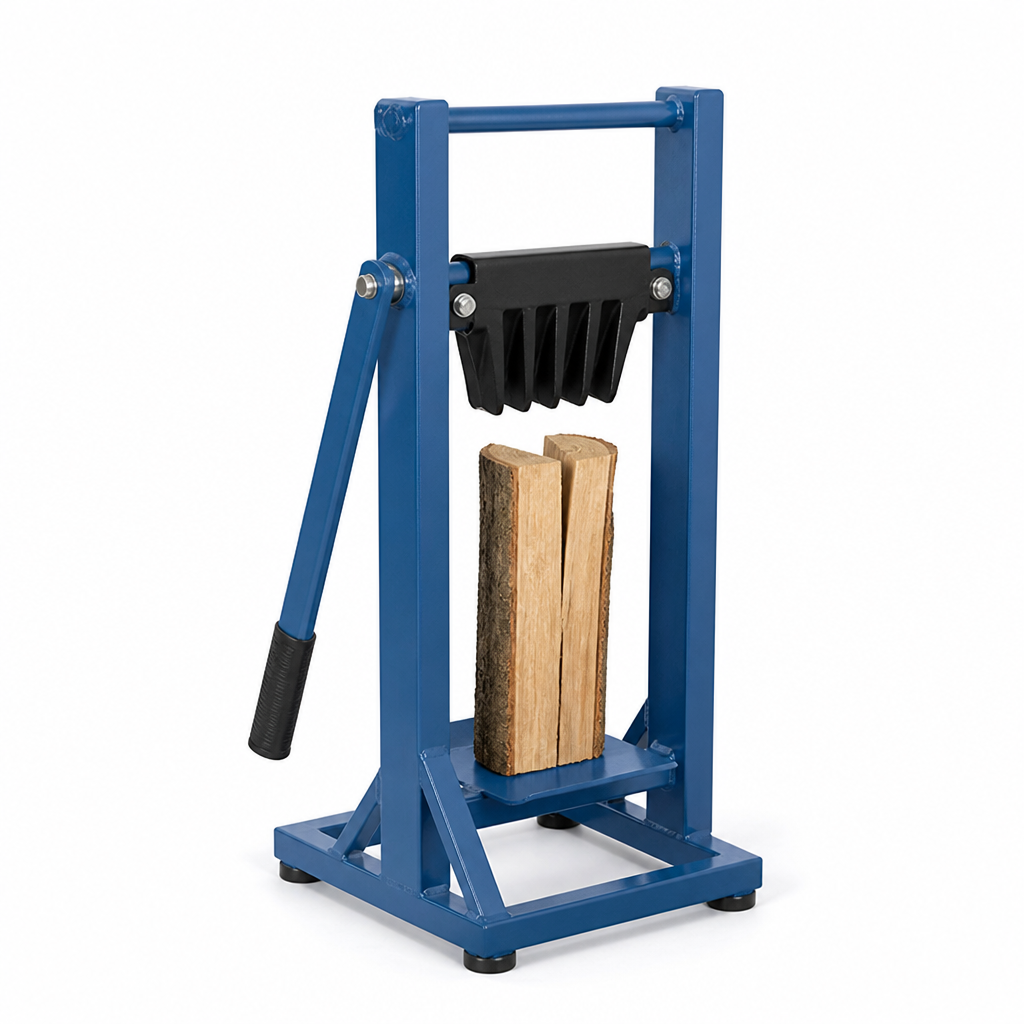 Steel Firewood Splitter with Manual Operation | Compact Design for Efficient Wood Splitting 0