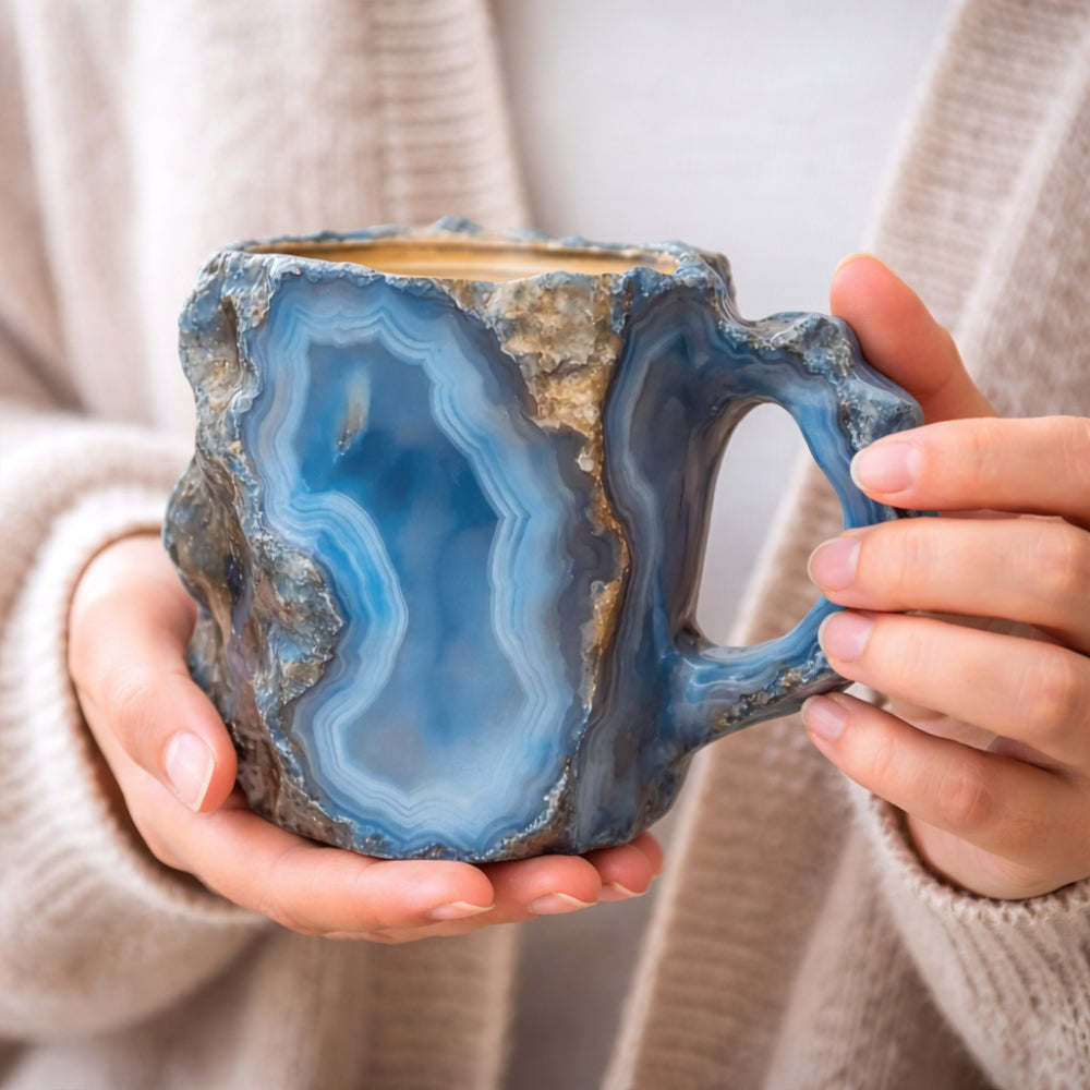 Stone Style Coffee Mug | Decorative Drinkware for Daily Use 0