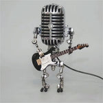 StrumBot | Guitar Themed Table Lamp with Warm LED Light | Playful Design for Cozy Ambiance 0