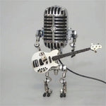 StrumBot | Guitar Themed Table Lamp with Warm LED Light | Playful Design for Cozy Ambiance 4